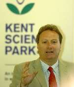 Dr John Dodd speaking at the launch of the Kent Science Resource Centre. Picture: ANDY PAYTON
