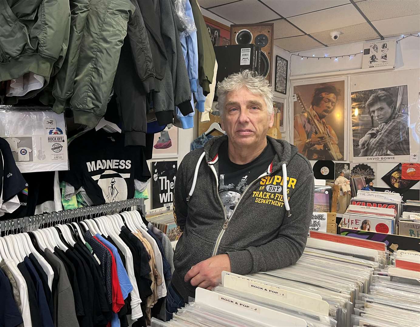 Vince Monticelli at The Record Store, which is near Wilko, says it is disappointing news
