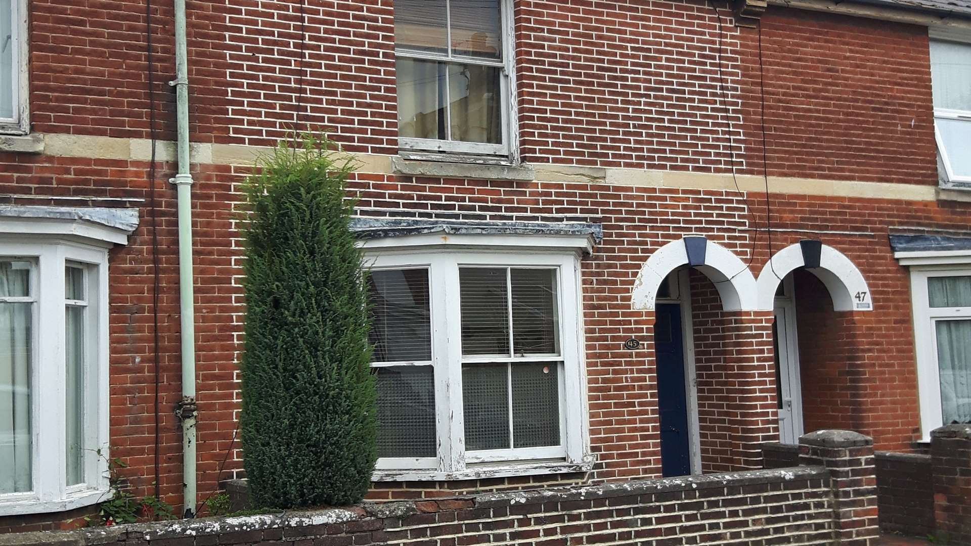 The house in Tudor Road, Wincheap, where Max Martin, James Truscott and Joshua Lambert-Price died.