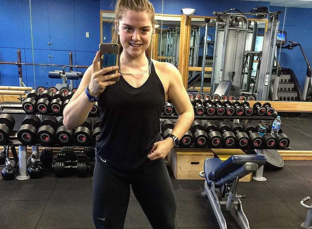 Emily Hayward says keeping fit is helping her fight against cancer