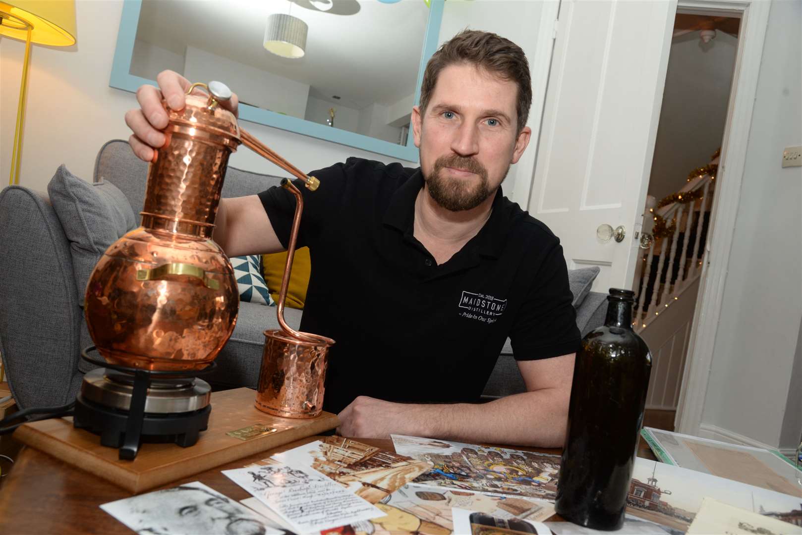 Darren Graves who is opening a distillery in Maidstone. Picture: Chris Davey. (6316753)