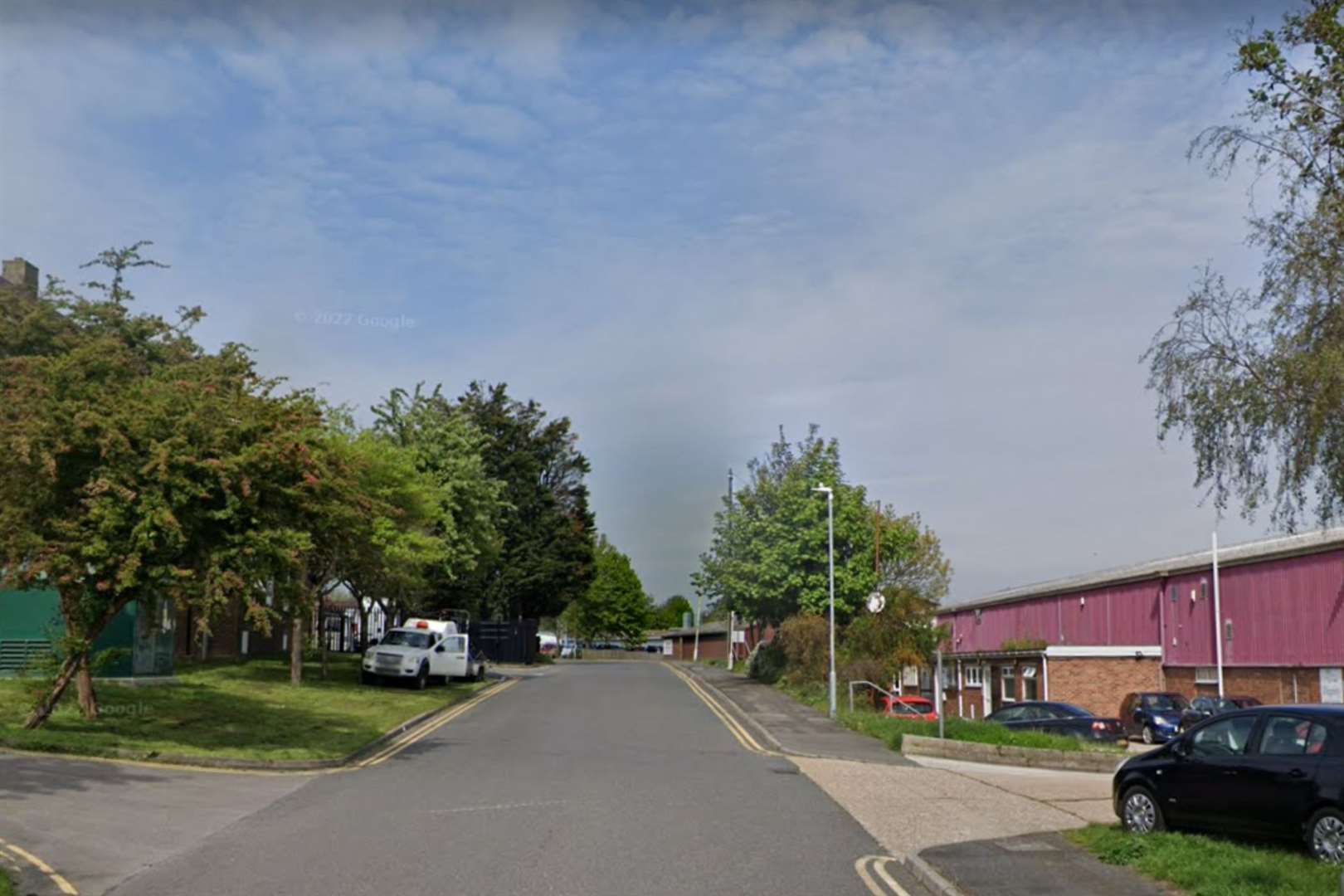 Cannabis plants were found at an industrial unit in Ross Way, Folkestone. Picture: Google