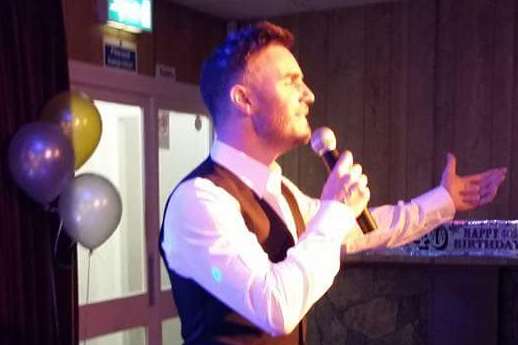 Gary Barlow turned up to the bash