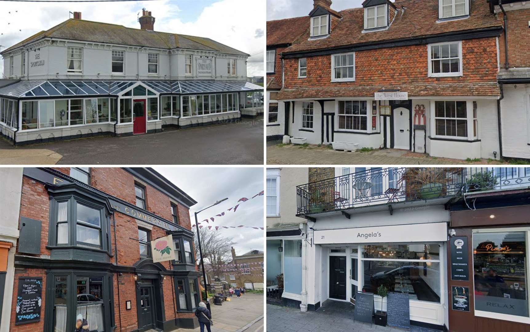 Four Kent venues rated the best to stay and eat at. Picture: Google