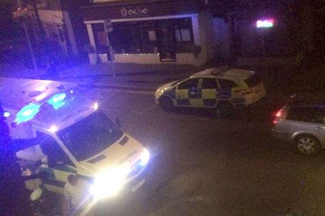 Emergency services in Broadstairs after a brawl. Picture: Brennan Huff