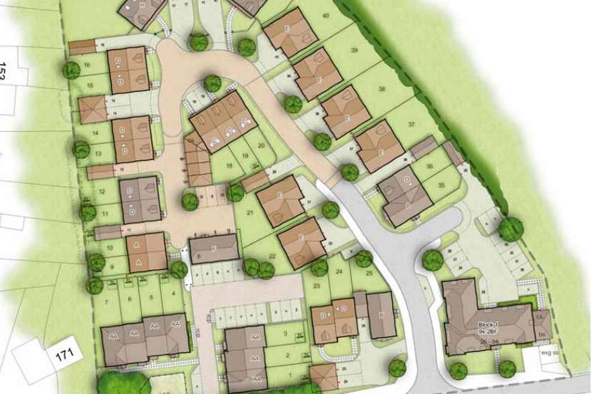 The proposed development would create 41 homes