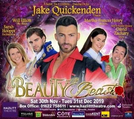 Beauty and the Beast, starring Jake Quickenden, is the Hazlitt Theatre's Christmas panto this year (19025517)