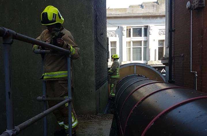 Fire crews rescued the trapped cats. Picture: Cats in Crisis (7431145)