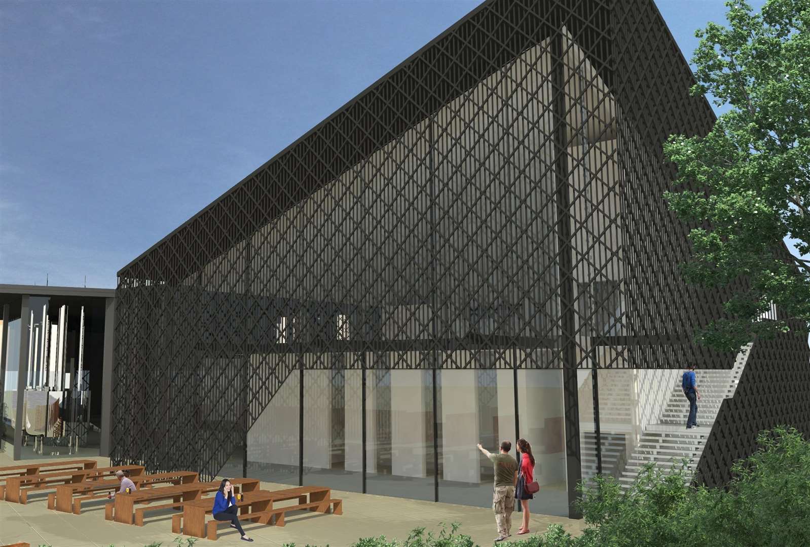 An artist's impression of how the brewery will look