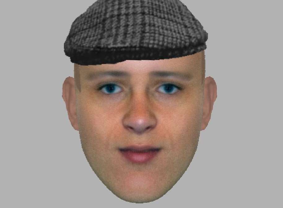 Efit image of a man police are hunting for