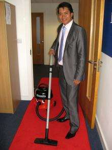 Yogen Chhetri, managing director of Aldershot-based YBC Cleaning