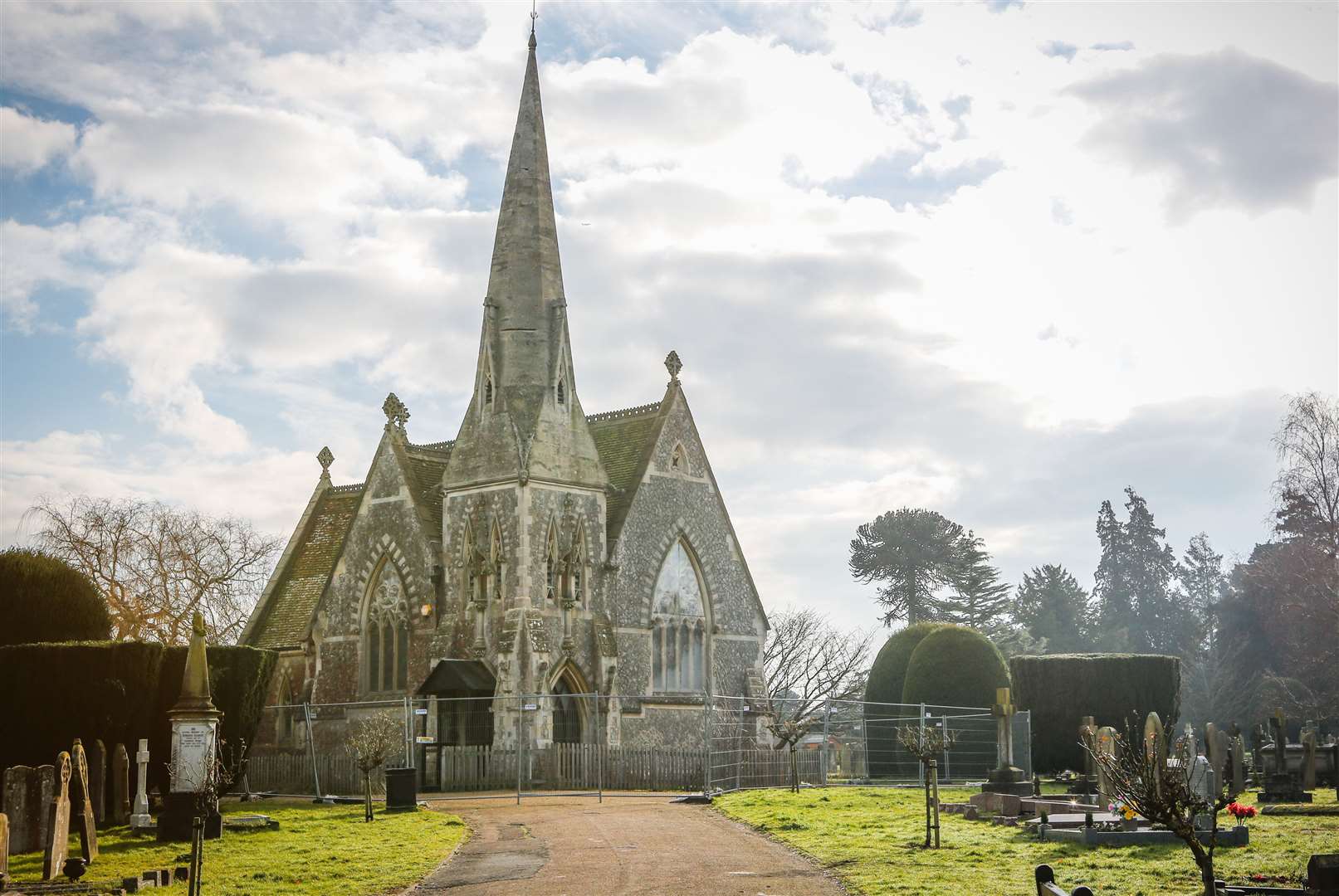 The disused chapel at Sutton Road Cemetery in Maidstone. Picture: Matthew Walker FM3609867. (8143332)