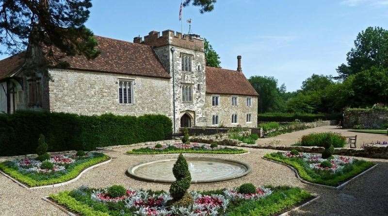 The 700-year-old manor house at Ightham Mote. Picture: National Garden Scheme