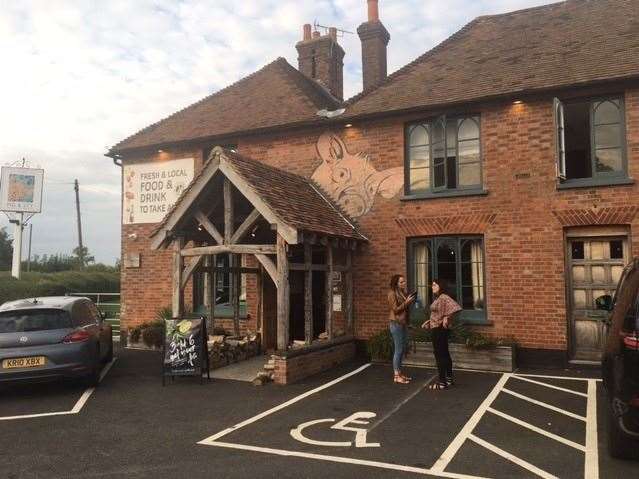 The Pig and Sty looks very traditional from the front, but out back it has been massively extended with a huge number of dining tables available both inside and out