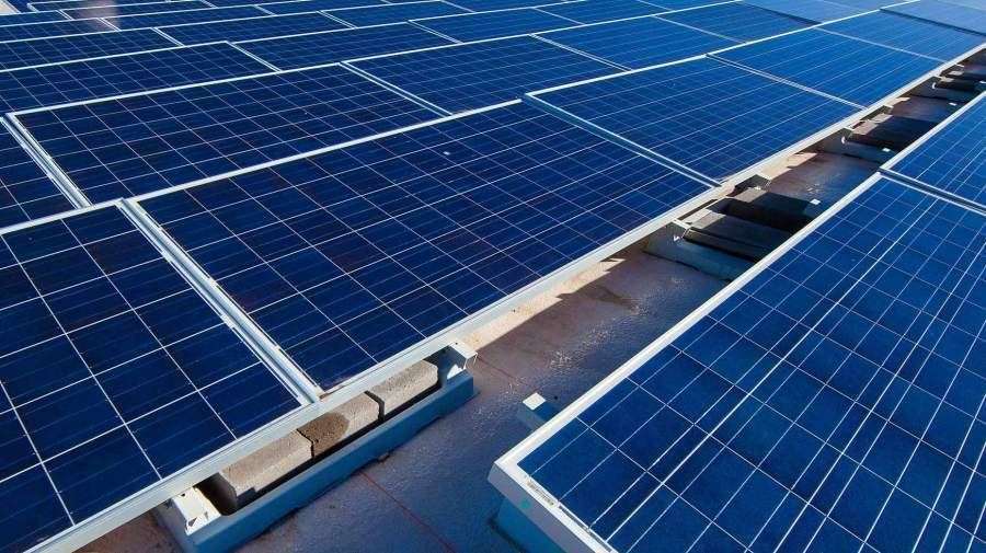 Solar panels. Stock image