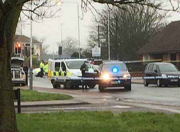The scene at Allenby Road, Ramsgate. Picture: Vicky Sykes
