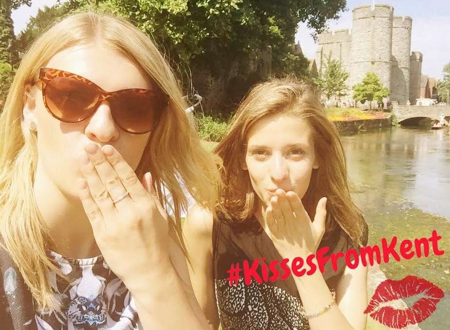Simply pucker up while out in Kent for #KissesFromKent. Pictures: Visit Kent
