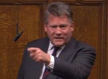 Adam Holloway made the remarks during a House of Commons debate on the topic. Picture: Parliament TV