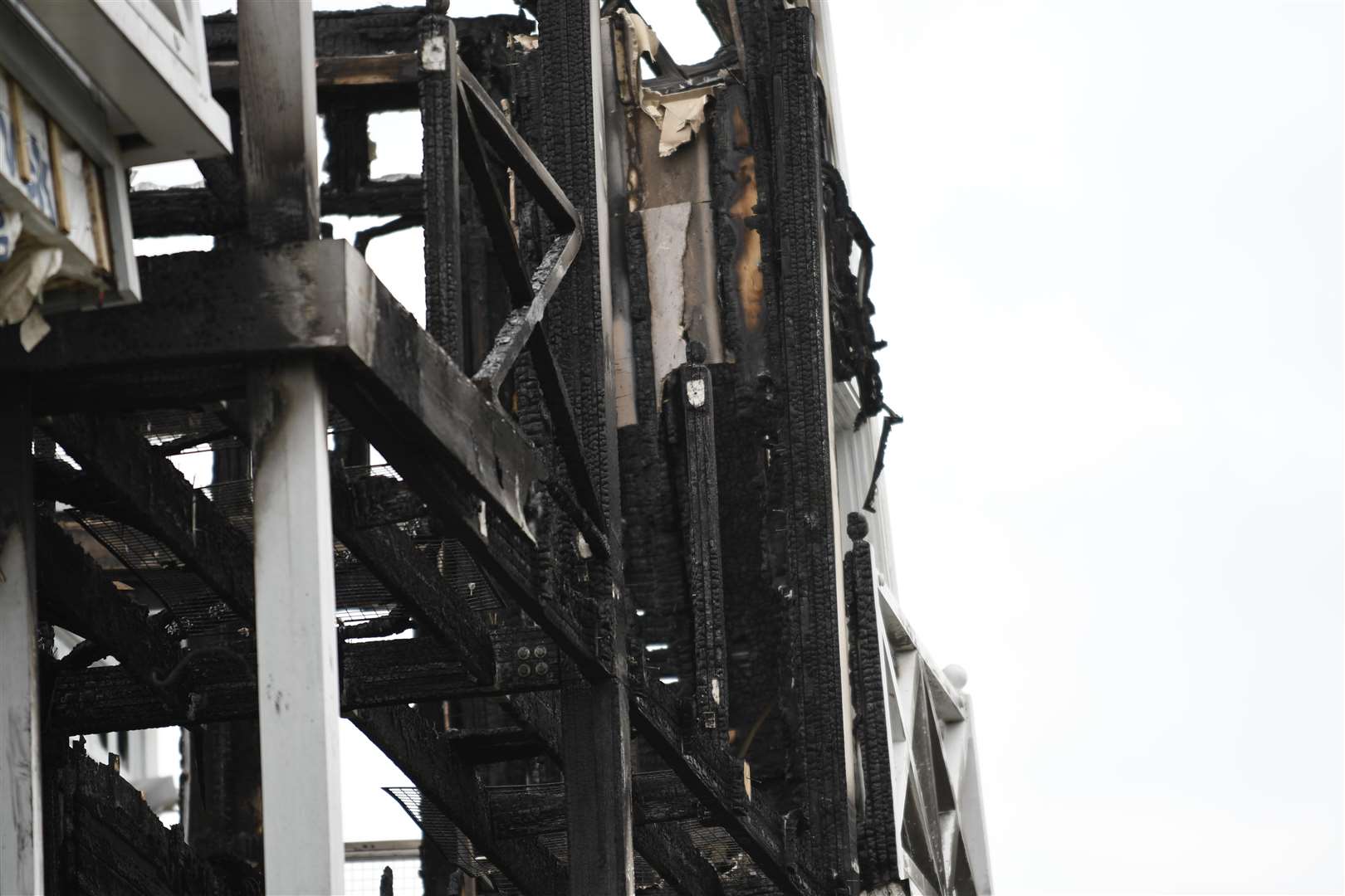 The aftermath of the fire. Picture: Barry Goodwin