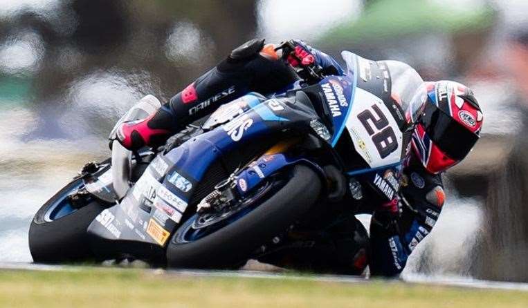 Lydd's Bradley Ray in Superbike World Championship action at Phillip Island. Picture: Vaclav Duska Jr