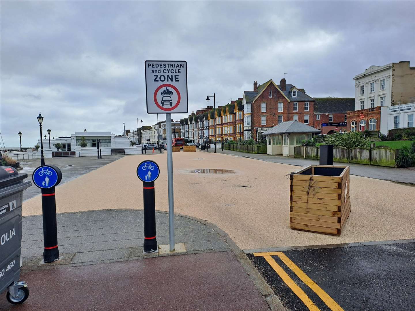 It formed part of a £600,000 project to encourage pedestrians to visit Herne Bay
