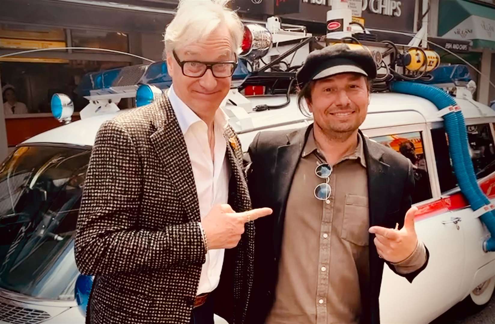 Ross Hutchinson with director Paul Feig