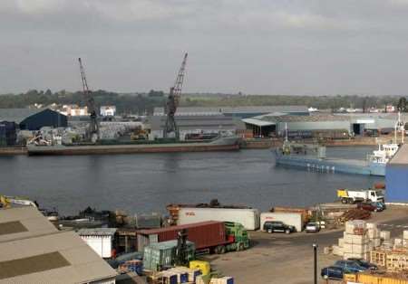 Chatham Docks: Potential site for 2,500 tonnes of ammonium nitrate