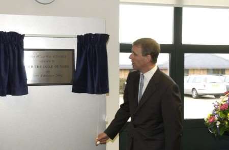Prince Andrew, the Duke of Kent opens the ofice of Locate Kent