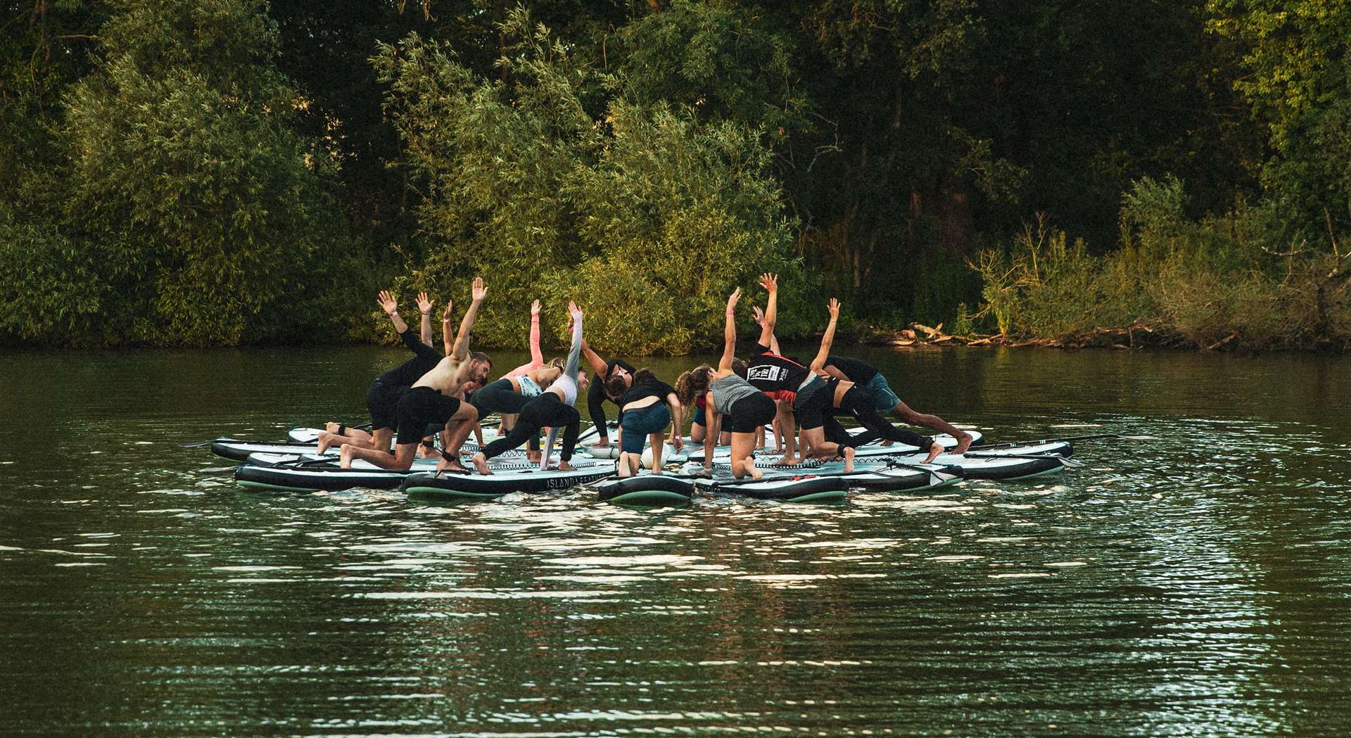 There will be lots of activities taking place in the countryside, from paddle boarding to yoga. Picture: LoveFit
