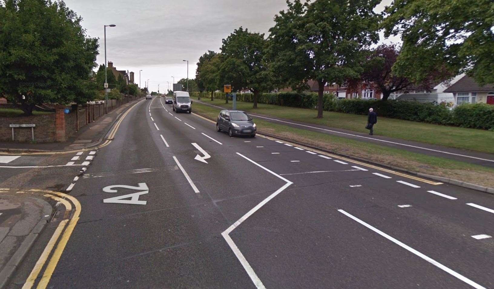 Motorists have faced delays on London Road in Rainham. Picture: Google Maps