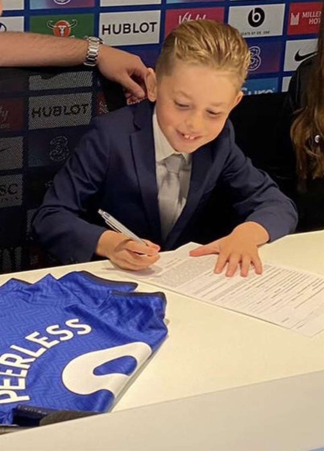 Macen Peerless signed a two-year contract with Chelsea FC. Picture: Ria Foster