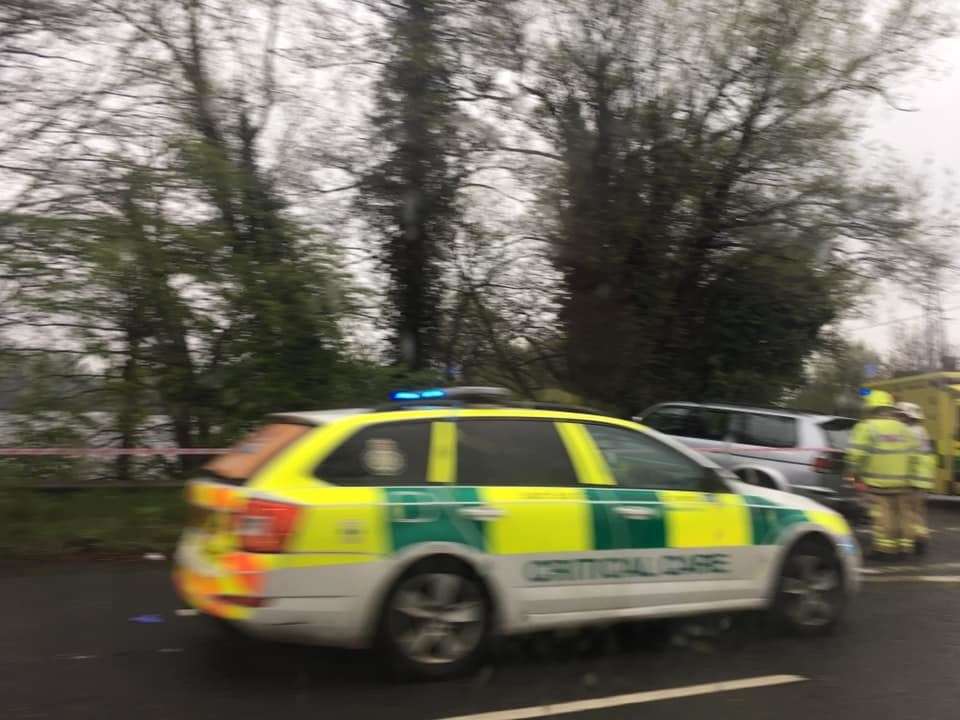 Emergency crews were spotted at the scene. Picture: Stacey Dymott (8385753)