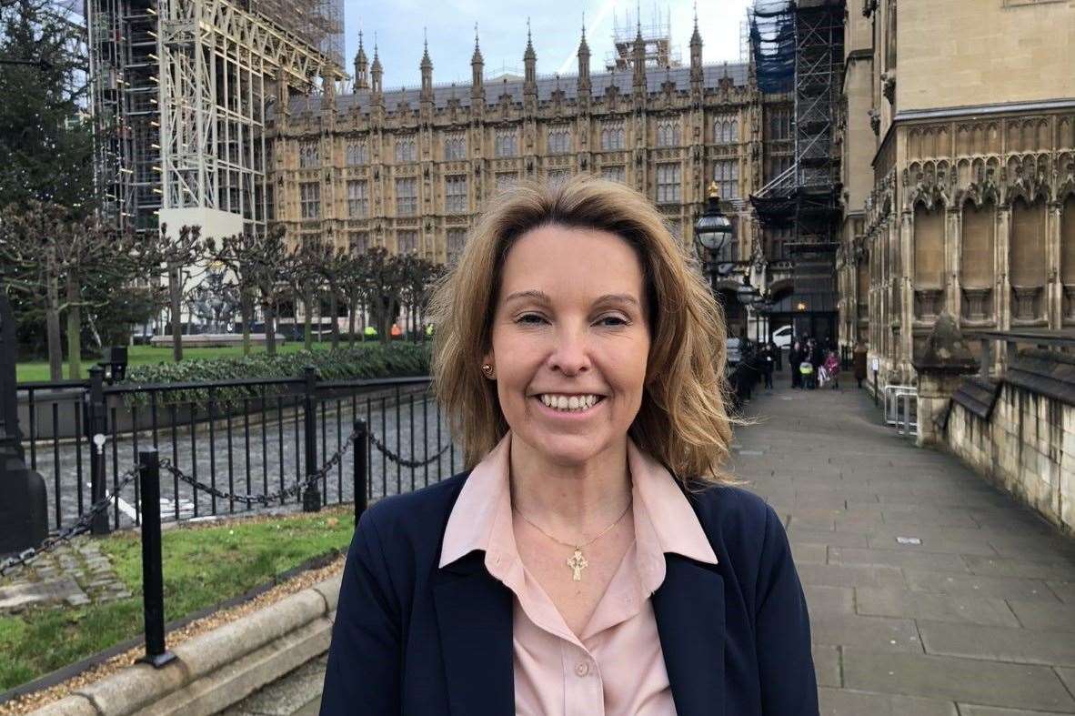 Natalie Elphicke at the Houses of Parliament. Picture: Office of Natalie Elphicke MP