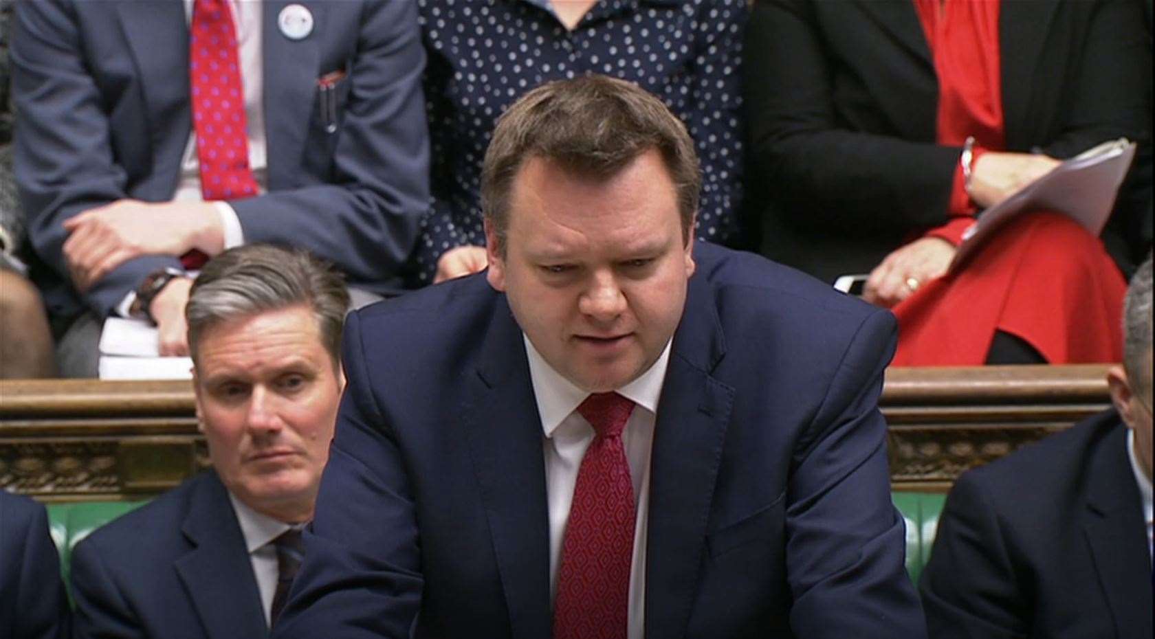 Labour’s shadow home secretary Nick Thomas-Symonds said he is concerned by the Government’s “lack of competence” on the issue (House of Commons/PA)