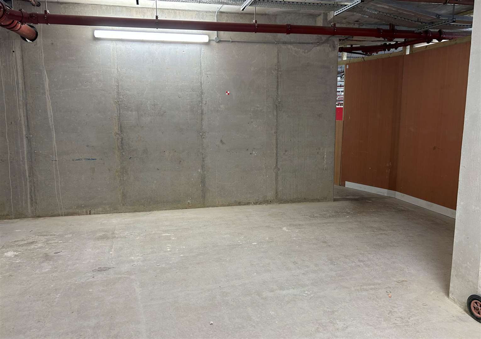 Underground parking spaces will be provided for each apartment