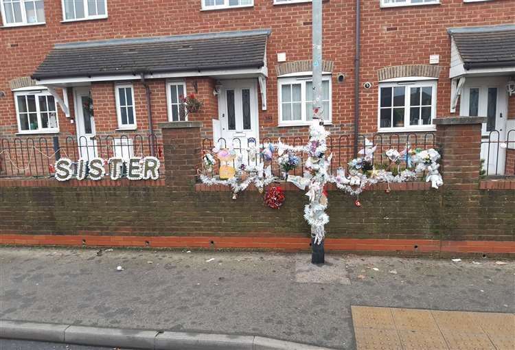 Tributes paid to Lily in Watling Street after her death