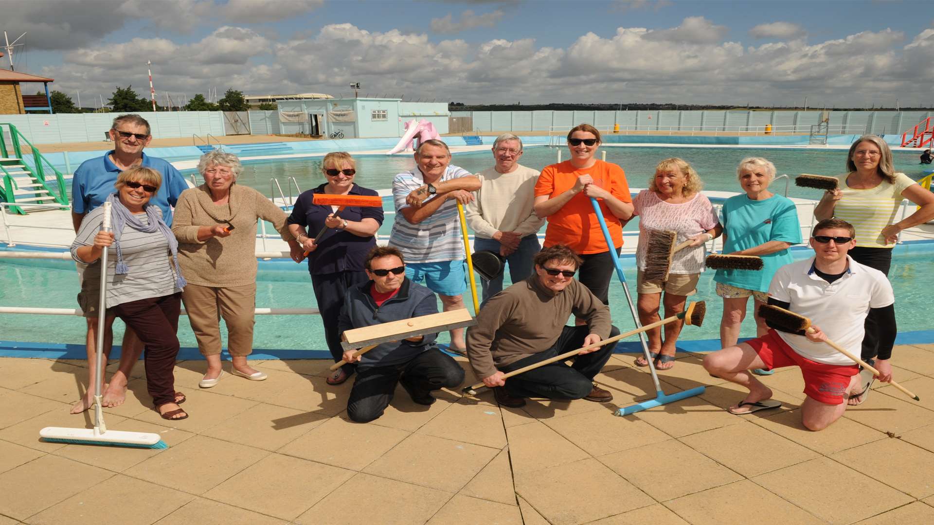 Friends of the Strand Pool at the lido in Gillingham