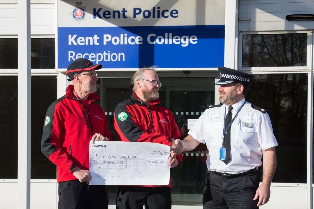 Kent Police have given KSRA £10,000 for a new sonar-enabled remote operated vehicle