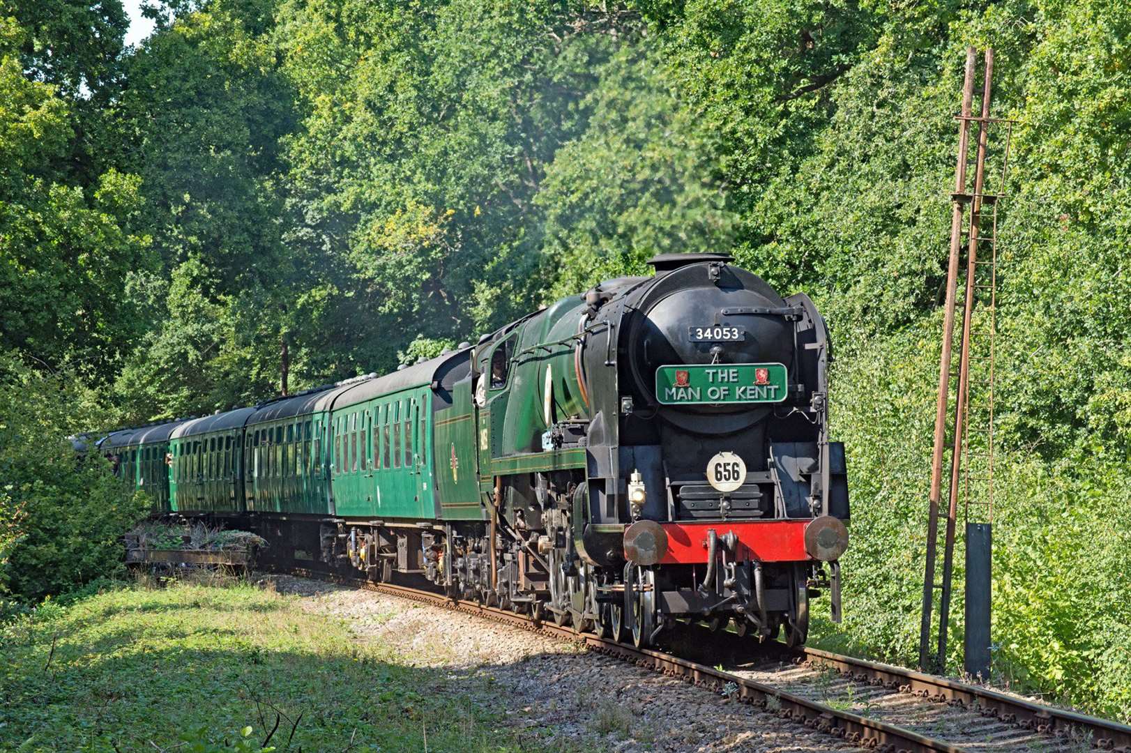 The Bulleid Pacific at the Spa Valley Railway