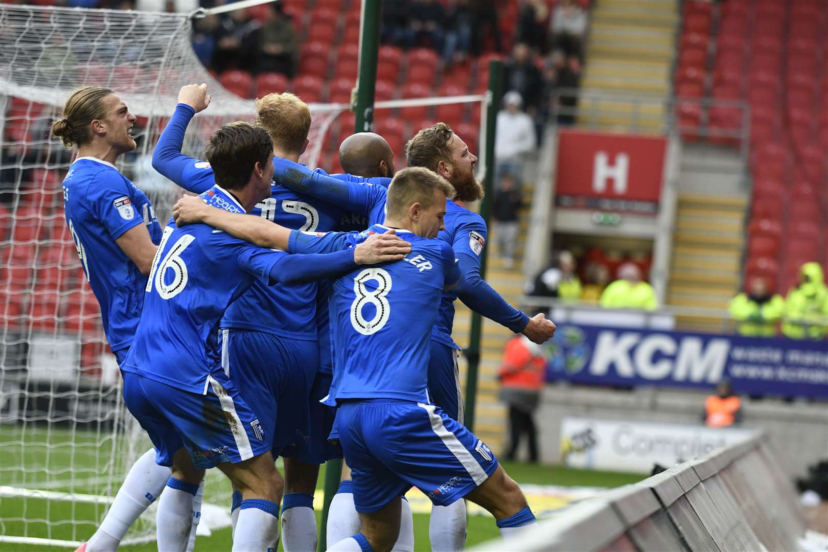 Gillingham enjoyed a 3-1 win over Rotherham United on their last visit to the New York Stadium Picture: Barry Goodwin