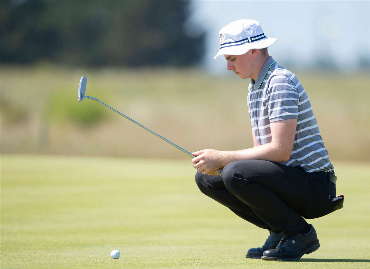 Jensen Hull (Hever Castle) was among the Kent golfers to progress. Picture: Ady Kerry