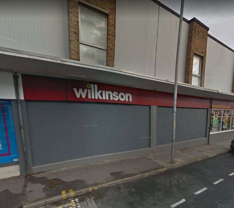 The Wilko store in Gillingham High Street the mum-of-two crashed into and damaged. Photo: Google