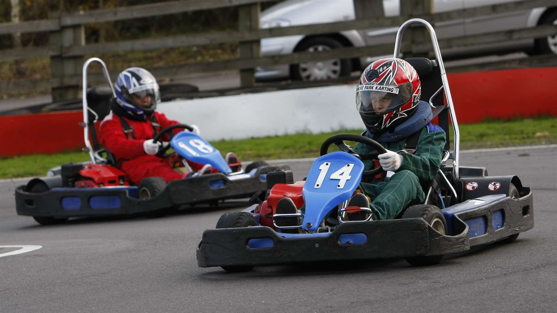 Children as young as four could try arrive-and-drive karting at Buckmore, as seen here in 2008. Picture: Peter Still