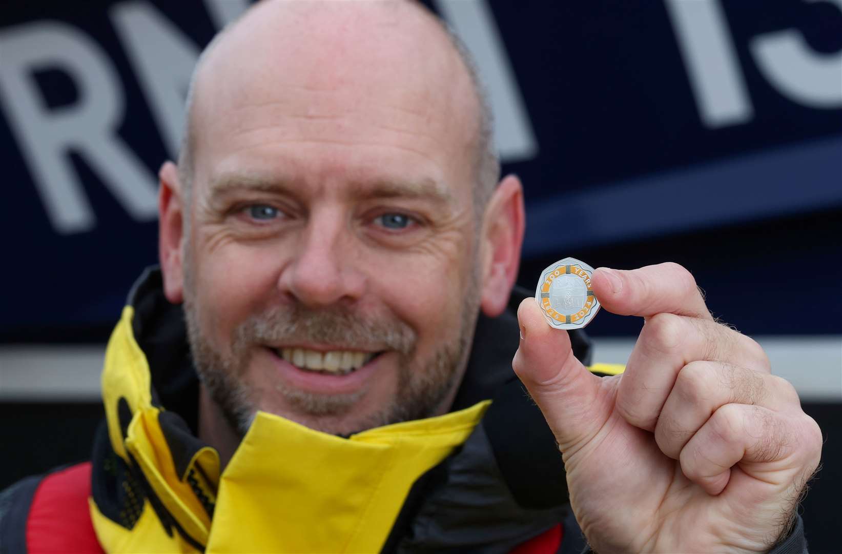 A coin is also being sent to every RNLI lifeboat station. Image: The Royal Mint.