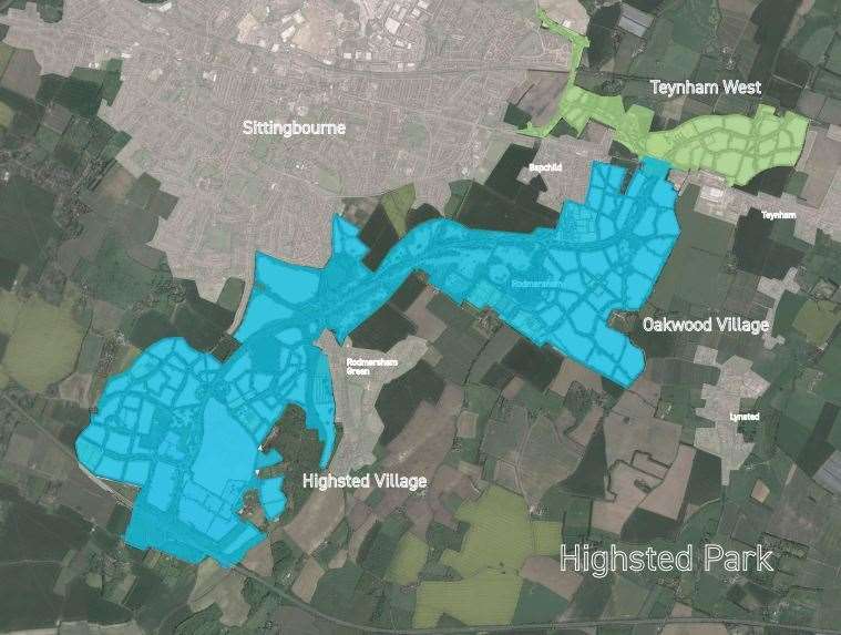 How the Highsted Park estate could look. Picture: SBC planning portal