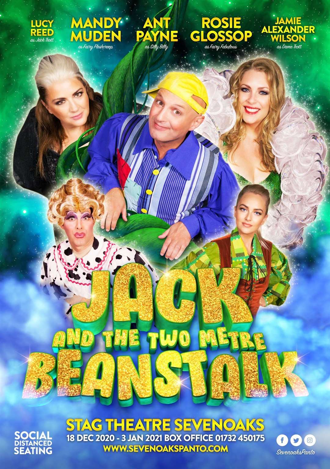 Jack And The Beanstalk is coming to the Stag Theatre in Sevenoaks this Christmas