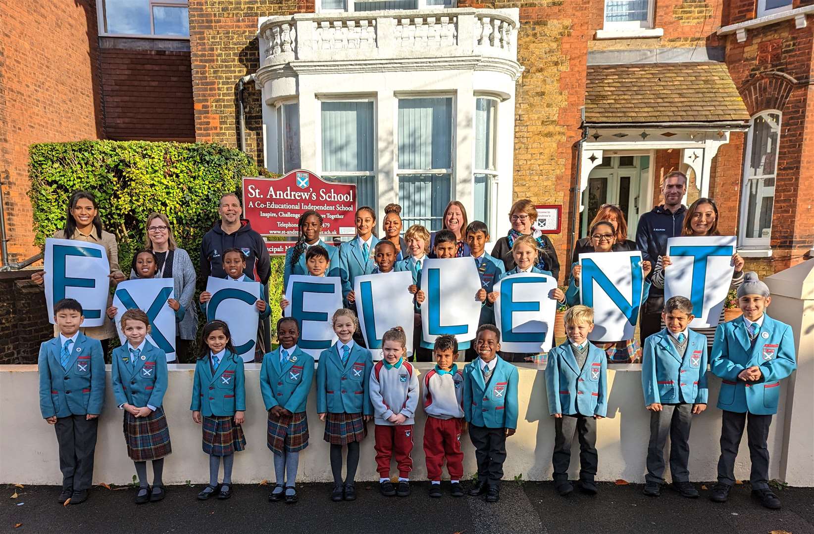 Pupils and staff at St. Andrew's School, in Rochester, have been awarded 'excellent' following an inspection last month. Picture: St. Andrew's School