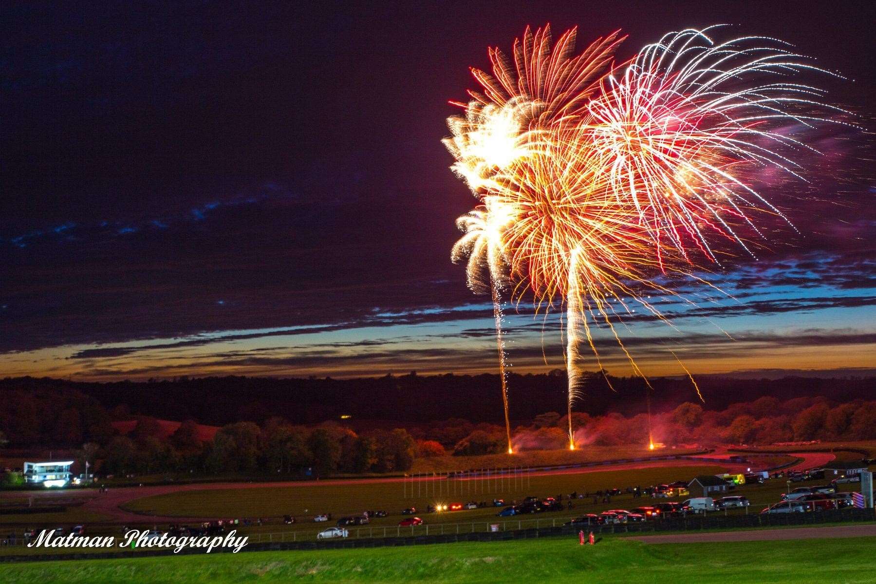 Fireworks at Lydden Hill Race Circuit near Dover Picture: A J Timberlake