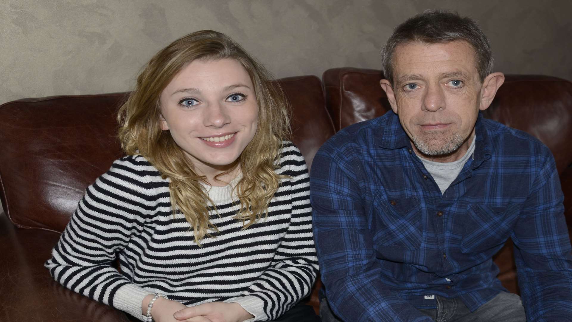 Charlie Metcalf with his daughter Natasha