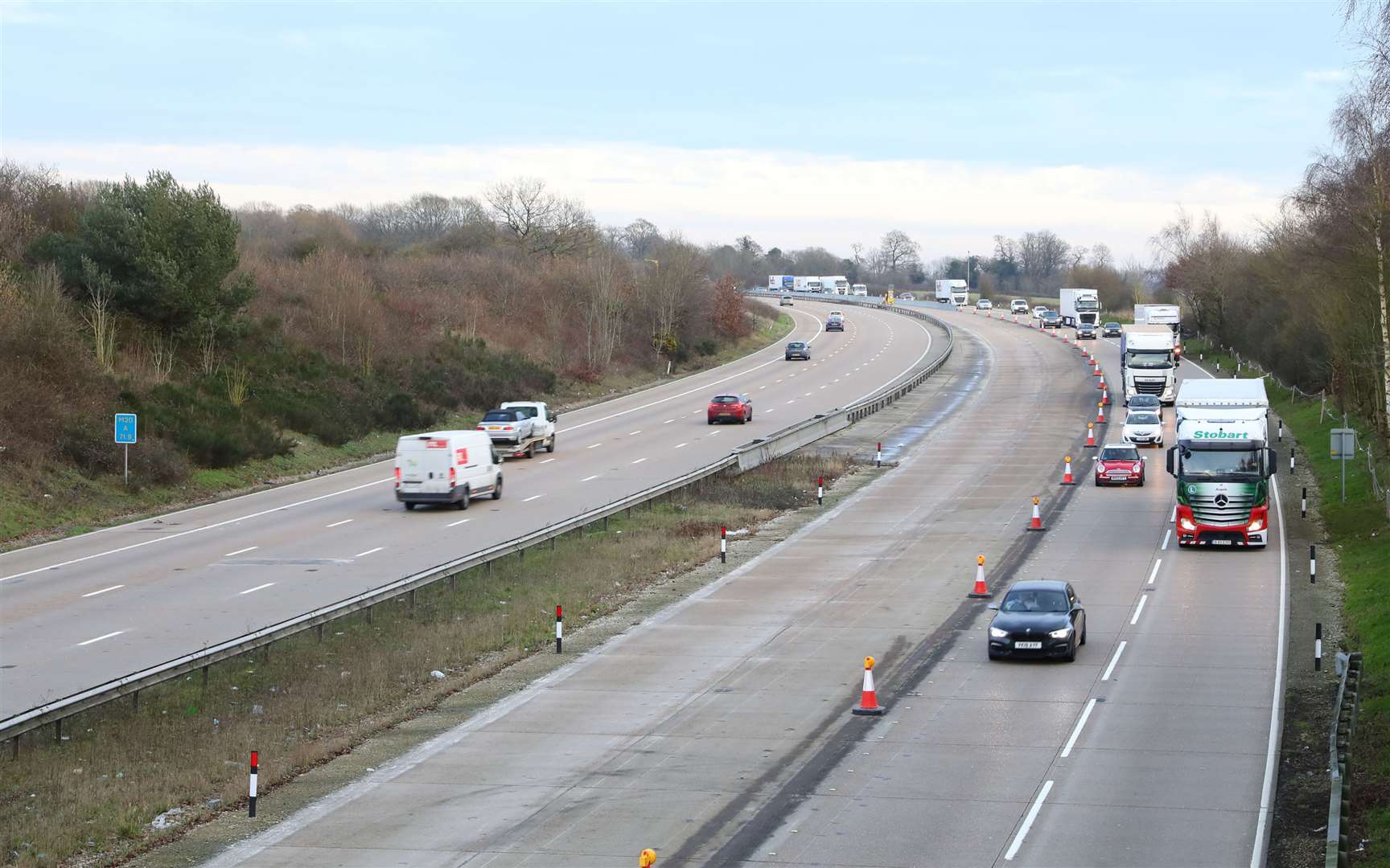 Progress of the removal of Operation Brock barriers on the M20